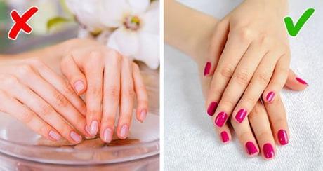 Errores del manicure