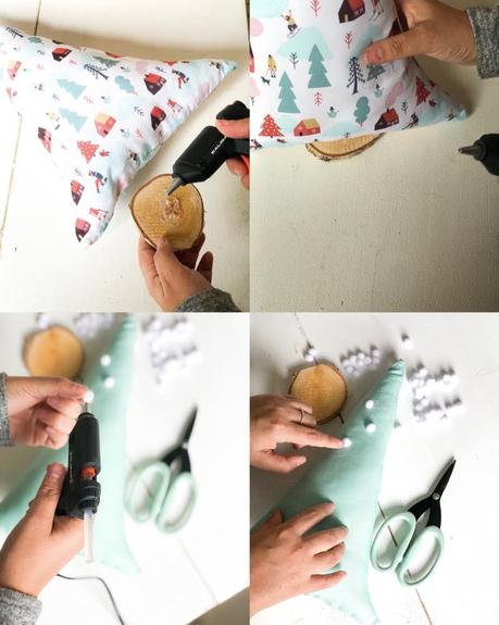 DIY ARBOL DE NAVIDAD: mi primera máquina de coser