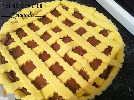 Crostata de chocolate sin gluten