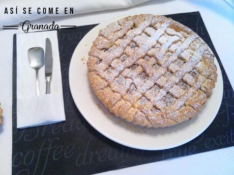 Crostata de chocolate sin gluten