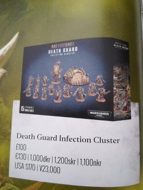 Fotos en cajas de las Battleforces con precios en Libras y Euros