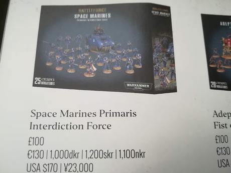 Fotos en cajas de las Battleforces con precios en Libras y Euros