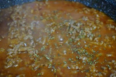Pasta con carne al horno Pasta con carne al horno