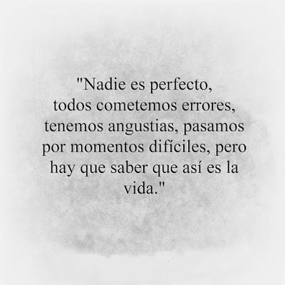 No Espere que Nadie sea Perfecto