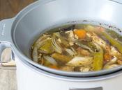 Caldo pollo asado olla cocción lenta, Crockpot