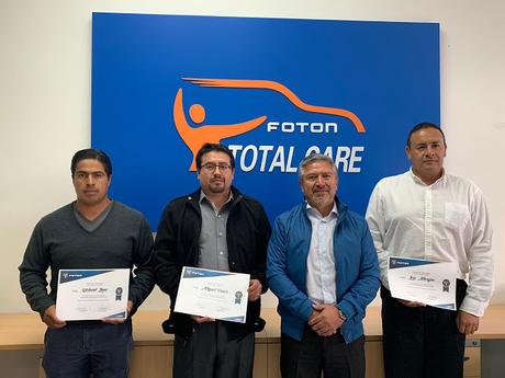 FOTON DE ECUADOR CAPACITÓ A SUS TÉCNICOS