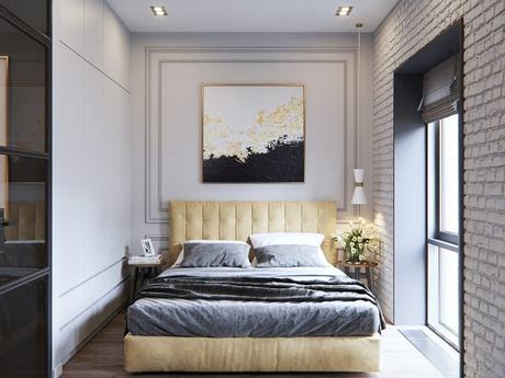 Convivir en el mismo espacio small bedroom headboard