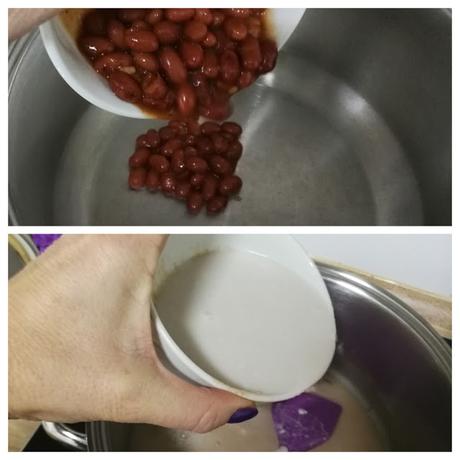 Rice and peas - Arroz con guisantes (frijoles rojos)