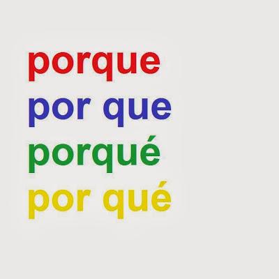 El uso de por qué, porqué, porque y por que El uso de por qué, porqué, porque y por que