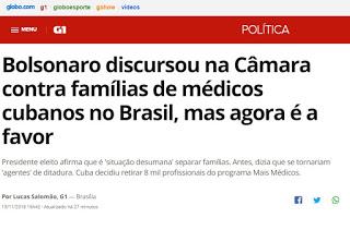 Bolsonaro mintió sobre médicos cubanos [+ video]