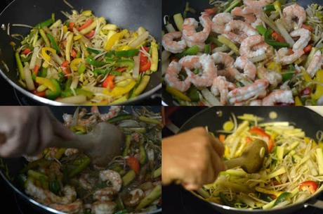 Langostinos con agridulce de Kaki Persimón® DOP Ribera del Xúquer