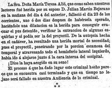 Cuando un Secretario del Juzgado Municipal de Toledo condenado por parricidio a finales del Siglo XIX