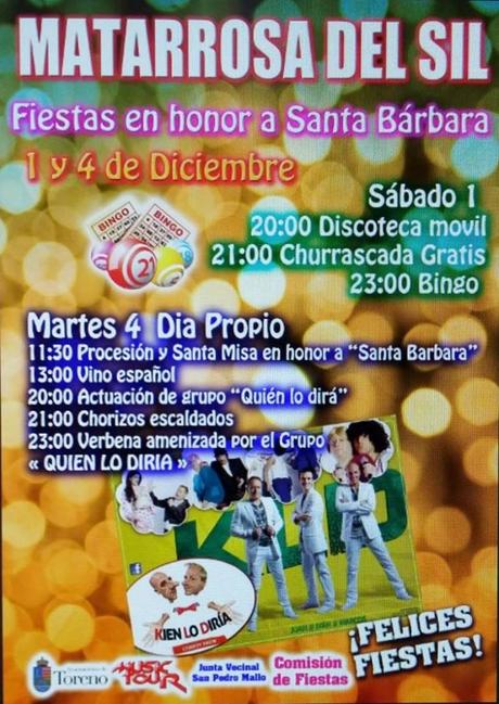Grandes Fiestas de Santa Bárbara en Matarrosa del Sil