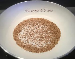 Crema de brócoli y sésamo