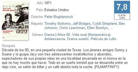 LA ÚLTIMA PELÍCULA (Peter Bogdanovich-1972) V.O.S.E-Castellano