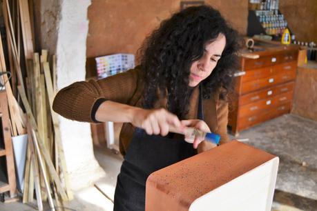 DIY CAJAS DE MADERA PINTADAS CON LA TÉCNICA DE SPLATTER - FLEUR PAINT