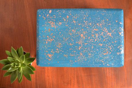 DIY CAJAS DE MADERA PINTADAS CON LA TÉCNICA DE SPLATTER - FLEUR PAINT