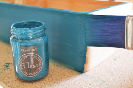 DIY CAJAS DE MADERA PINTADAS CON LA TÉCNICA DE SPLATTER - FLEUR PAINT