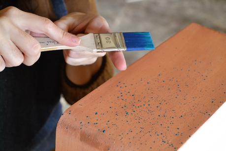 DIY CAJAS DE MADERA PINTADAS CON LA TÉCNICA DE SPLATTER - FLEUR PAINT