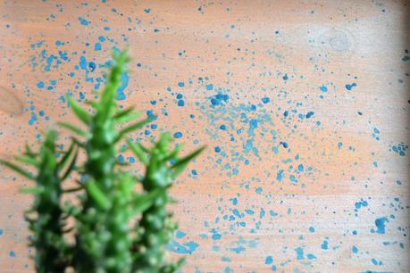 DIY CAJAS DE MADERA PINTADAS CON LA TÉCNICA DE SPLATTER - FLEUR PAINT