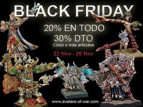 Recordatorio: Black Friday en AoW, con descuentos del 20% al 30% (23 al 26)