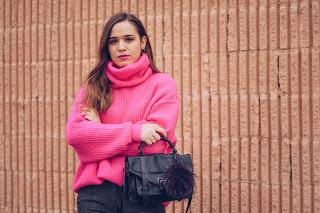 Fluor Pink Sweater