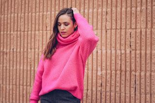 Fluor Pink Sweater