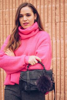 Fluor Pink Sweater