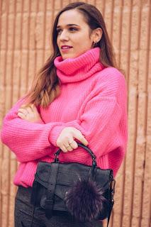 Fluor Pink Sweater