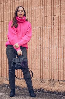 Fluor Pink Sweater