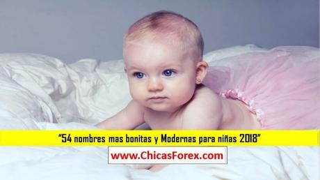 54 nombres mas bonitas y Modernas para niñas 2018