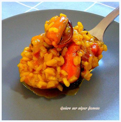 Arroz a la cazuela con mejillones