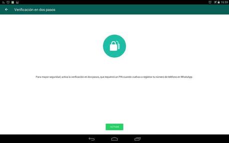 cuenta de whatsapp pasos verificación app aplicación Android