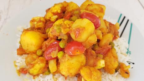 Aloo Gobi o guiso de coliflor y patata