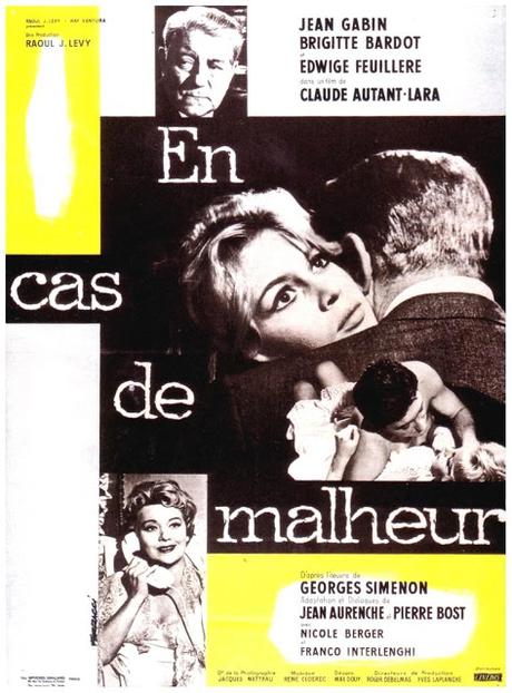 EL AMOR ES MI OFICIO (En cas de malheur 1958- Jean Gabin,  Brigitte Bardot)
