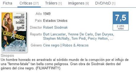 El abrazo de la muerte (Robert Siodmak) El abrazo de la muerte (Robert Siodmak)