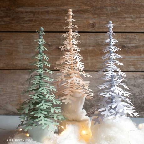 9 diy para crear mini árboles de Navidad 9 diy para crear mini árboles de Navidad