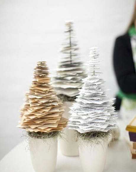 9 diy para crear mini árboles de Navidad 9 diy para crear mini árboles de Navidad