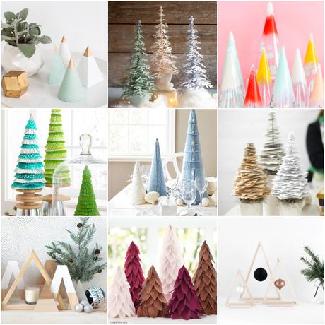 9 diy para crear mini árboles de Navidad 9 diy para crear mini árboles de Navidad