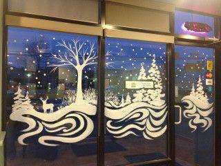 Aprende cómo decorar ventanas y puertas de vidrio en esta navidad