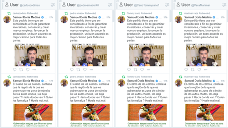 Falsificaciones del “Estudio” sobre la “batalla” en las redes sociales de #Bolivia