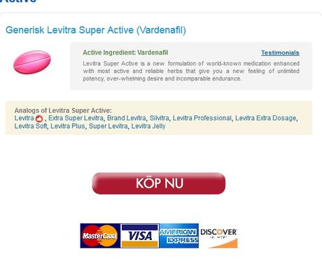Piller Levitra Super Active 20 mg På Nätet * Säker Apotekköp Generika
