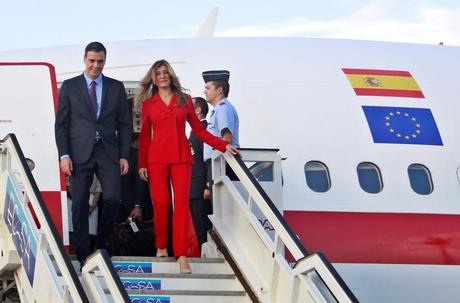 Los viajes del Presidente Sánchez y señora