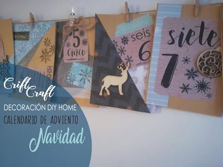 Materiales DIY: Calendario de adviento con actividades para el aula o casa