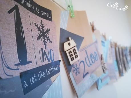 Materiales DIY: Calendario de adviento con actividades para el aula o casa