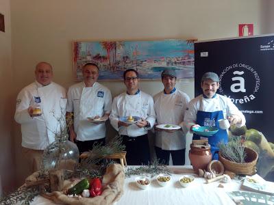 CREMA OTOÑAL DE CALABAZA, COCO Y SETAS CON JAMÓN IBÉRICO Y ACEITUNAS ALOREÑAS DE MALAGA (RECETA DEL CHEF SERGIO GARRIDO)