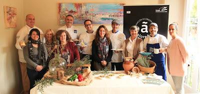 CREMA OTOÑAL DE CALABAZA, COCO Y SETAS CON JAMÓN IBÉRICO Y ACEITUNAS ALOREÑAS DE MALAGA (RECETA DEL CHEF SERGIO GARRIDO)