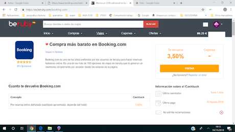 Ahorra y gana dinero con booking.com Ahorra y gana dinero con booking.com
