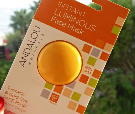 Instant luminous face mask de Andalou Naturals, mascarilla facial iluminadora vegana