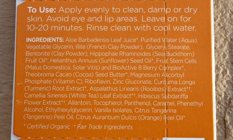 Instant luminous face mask de Andalou Naturals, mascarilla facial iluminadora vegana